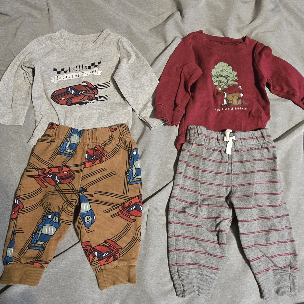 Kids' Long Sleeve Tops and Pants Set